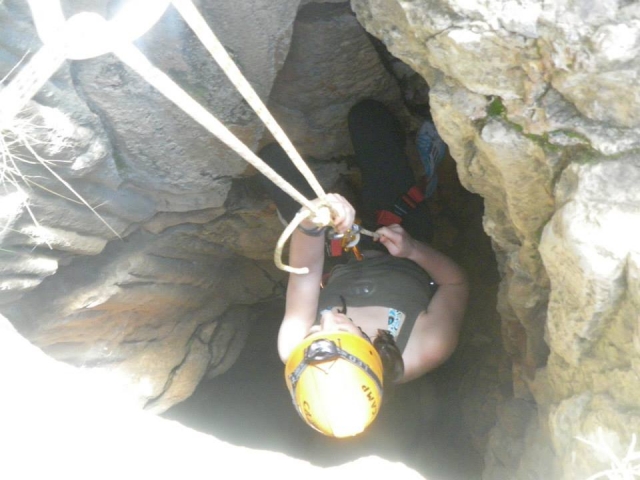  Entering the cave